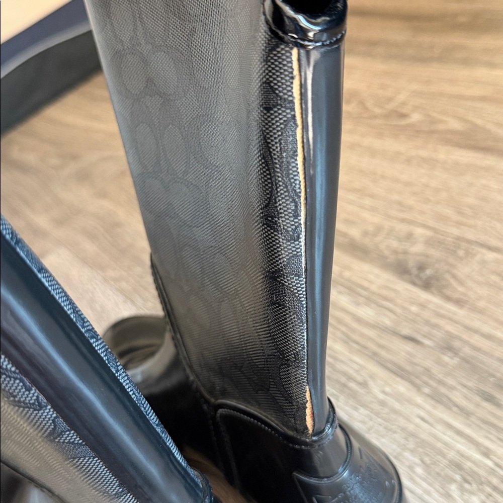 Coach Tristee Tall Signature monogram rain boots - Picture 7 of 8